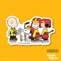 Peanuts® Waterproof Sticker - Peanuts Gang Playing Hockey