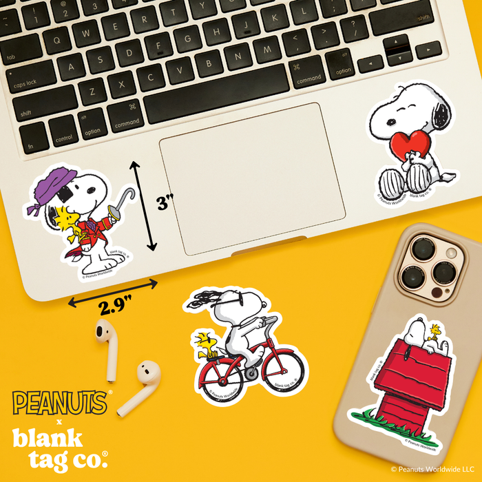 Peanuts® Waterproof Sticker - Pirate Snoopy