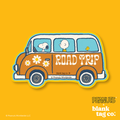 Peanuts® Waterproof Sticker - Road Trip
