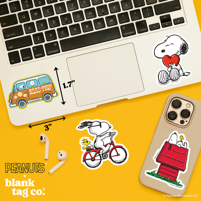 Peanuts® Waterproof Sticker - Road Trip