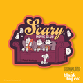Peanuts® Waterproof Sticker - Scary Movie Club