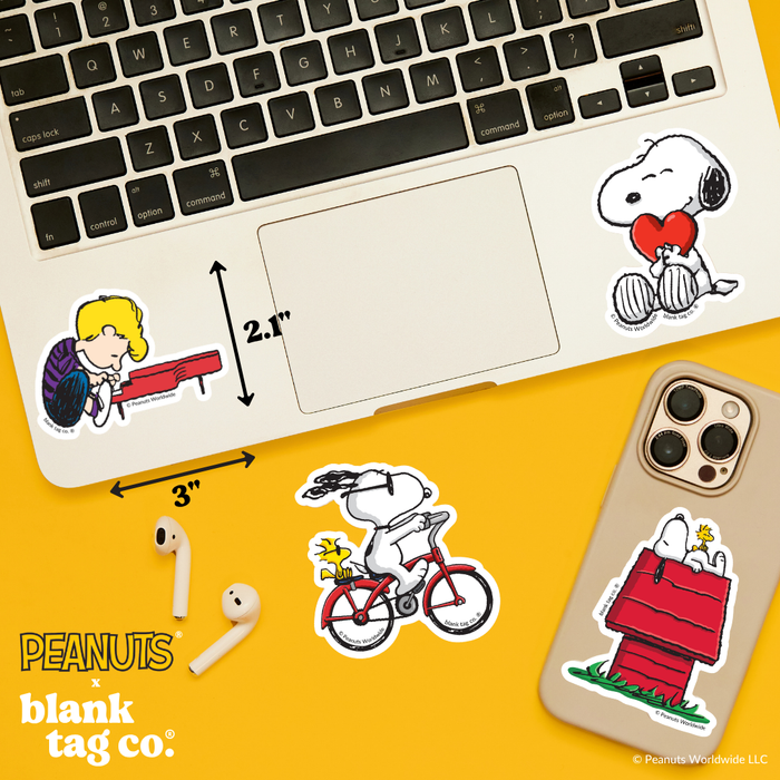 Peanuts® Waterproof Sticker - Schroeder