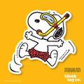 Peanuts® Waterproof Sticker - Scuba Snoopy