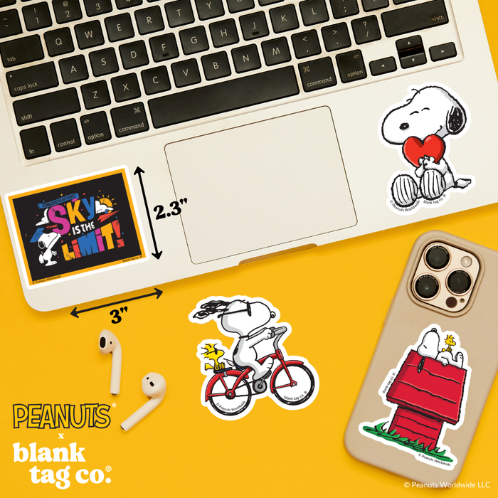 Peanuts® Waterproof Sticker - Sky Is The Limit Graduation