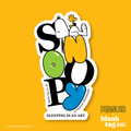 Peanuts® Waterproof Sticker - Sleeping Is An Art