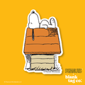 Peanuts® Waterproof Sticker - Snoopy Dog House (Halloween)
