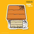 Peanuts® Waterproof Sticker - Snoopy Hiding (Halloween)