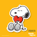 Peanuts® Waterproof Sticker - Snoopy In Love