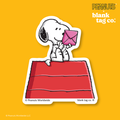 Peanuts® Waterproof Sticker - Snoopy Reading A Letter