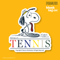 Peanuts® Waterproof Sticker - Snoopy Tennis