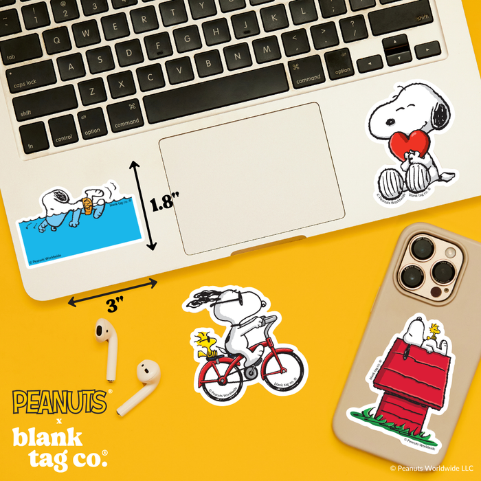 Peanuts® Waterproof Sticker - Swimming Snoopy