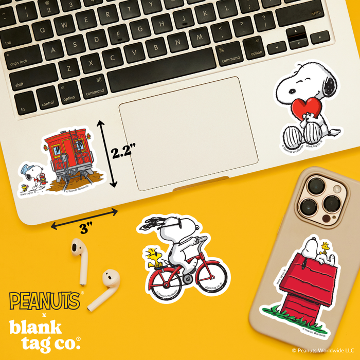 Peanuts® Waterproof Sticker - Train Conductor Snoopy