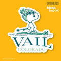 Peanuts® Waterproof Sticker - Vail Colorado