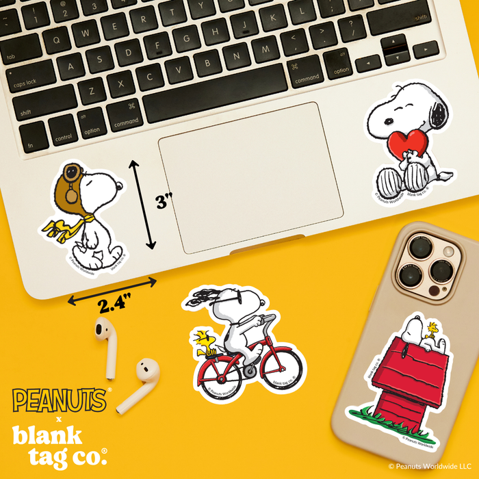 Peanuts® Waterproof Sticker - Walking Flying Ace