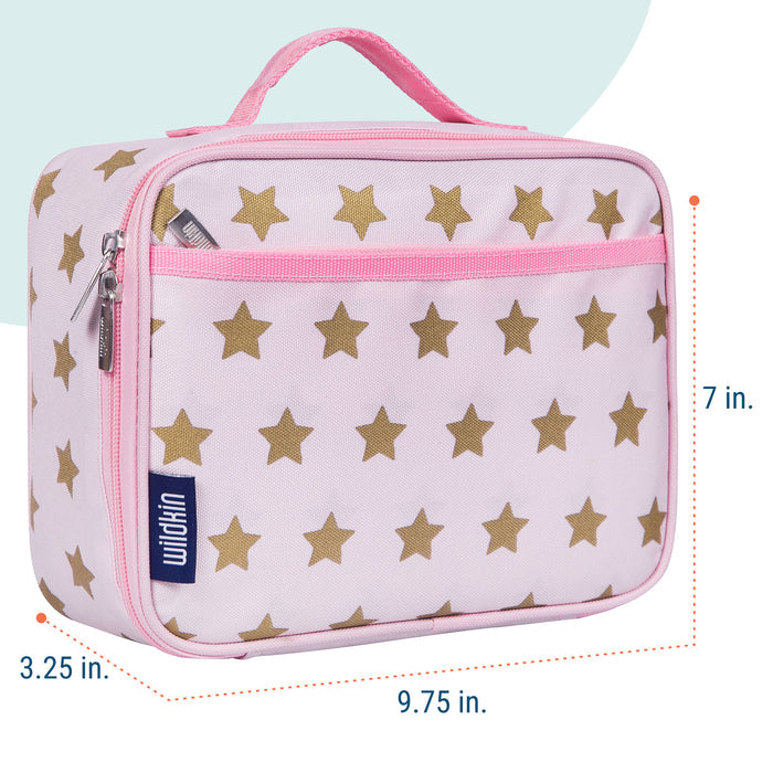 Pink and Gold Stars Lunch Box