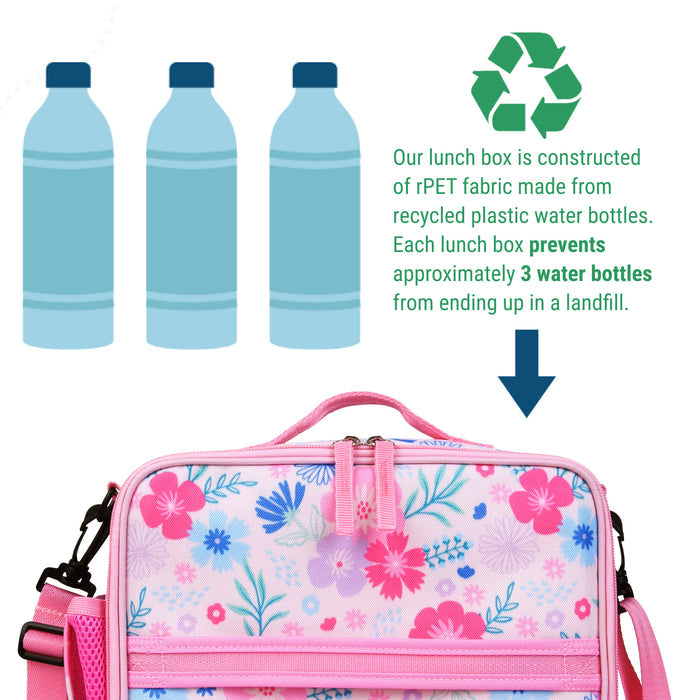 Pink Floral Bloom Eco Lunch Box