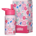 Pink Floral Bloom Steel Water Bottle