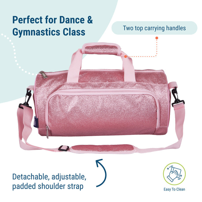 Pink Glitter Dance Bag