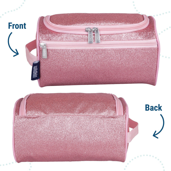 Pink Glitter Toiletry Bag