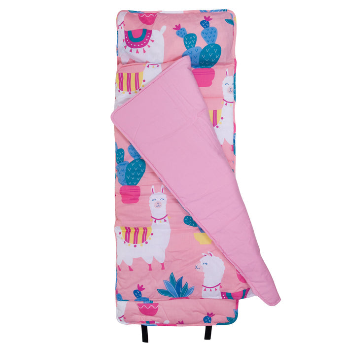 Pink Llama and Cactus Original Nap Mat