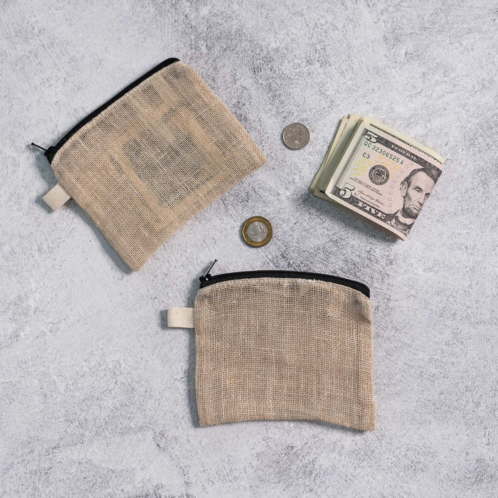 Organic hemp mesh pouch