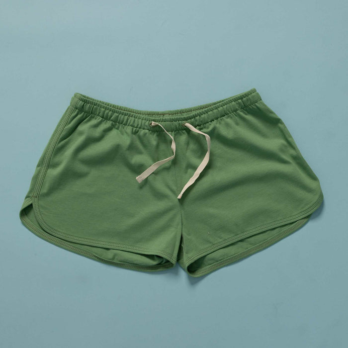 ladies organic cotton running shorts