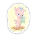 Precious Moments® Shy Piggy Sticker