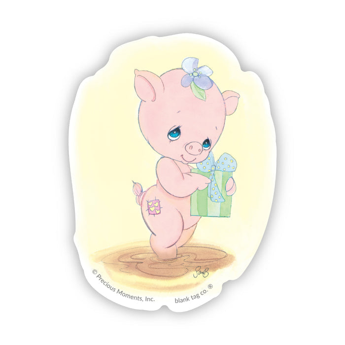 Precious Moments® Shy Piggy Sticker