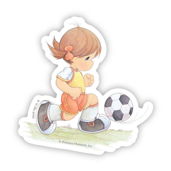 Precious Moments® Soccer Girl Sticker
