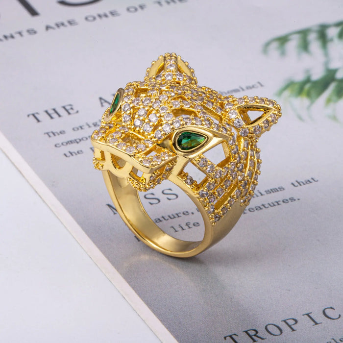 PRECIOUS TIGER'S EYE GEM RING Tiger-Universe