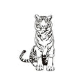 PROTECTIVE TIGER STICKER Tiger-Universe