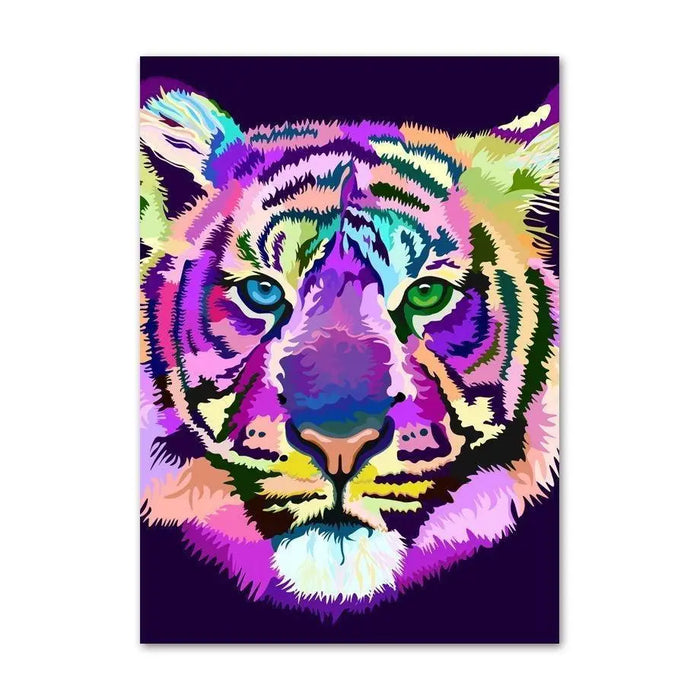 PSYCHEDELIC TIGER PAINTING Tiger-Universe