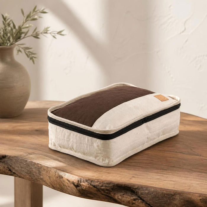 organic cotton compression travel packing cube