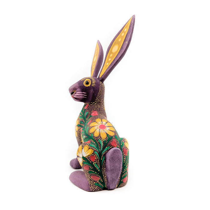 Purple Hare with Golden Accent