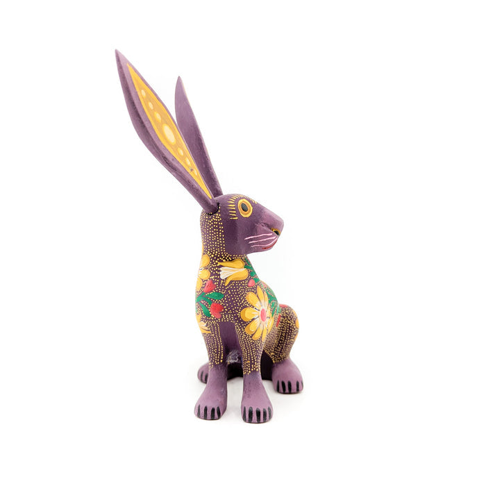 Purple Hare with Golden Accent