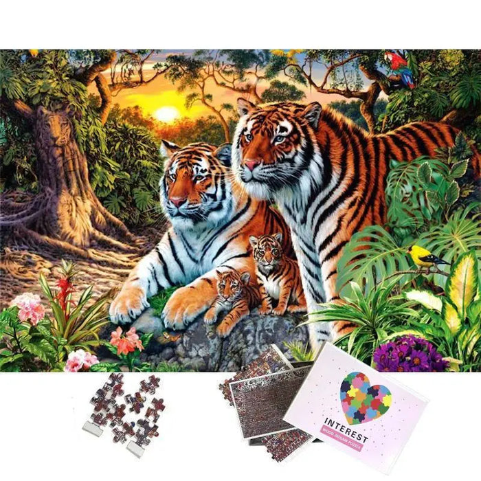 PUZZLE TIGER IN THE JUNGLE Tiger-Universe