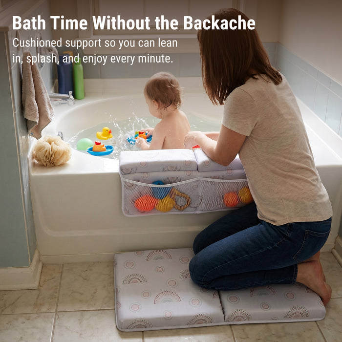 Rainbow Bath Kneeler & Elbow Rest Set