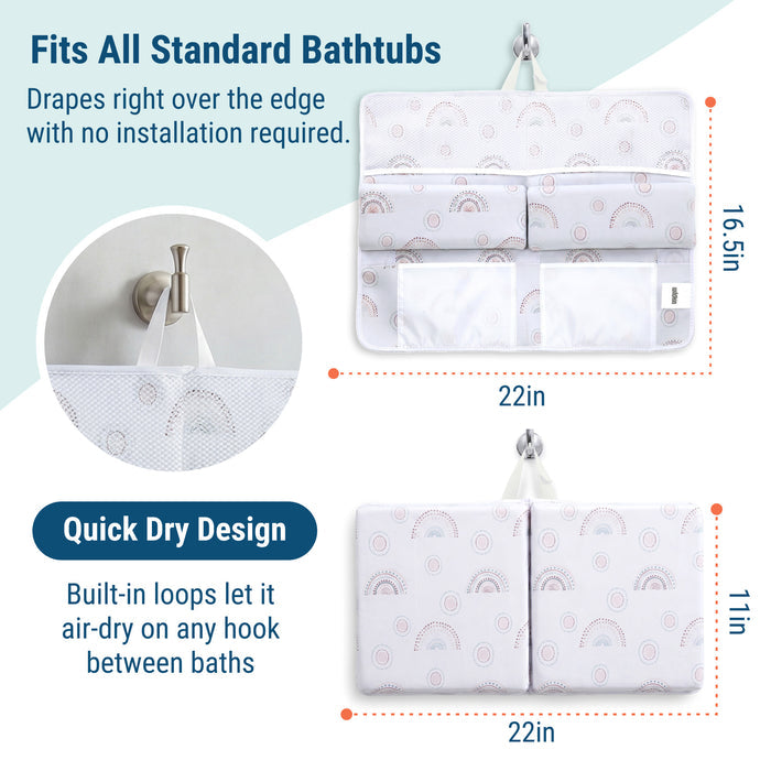 Rainbow Bath Kneeler & Elbow Rest Set