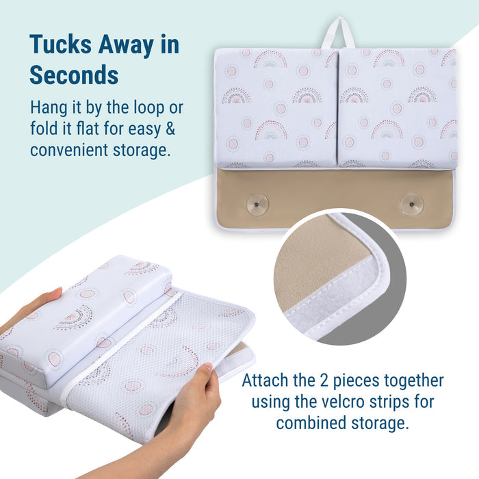 Rainbow Bath Kneeler & Elbow Rest Set