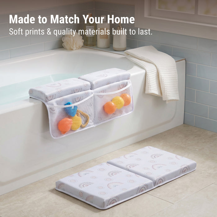Rainbow Bath Kneeler & Elbow Rest Set