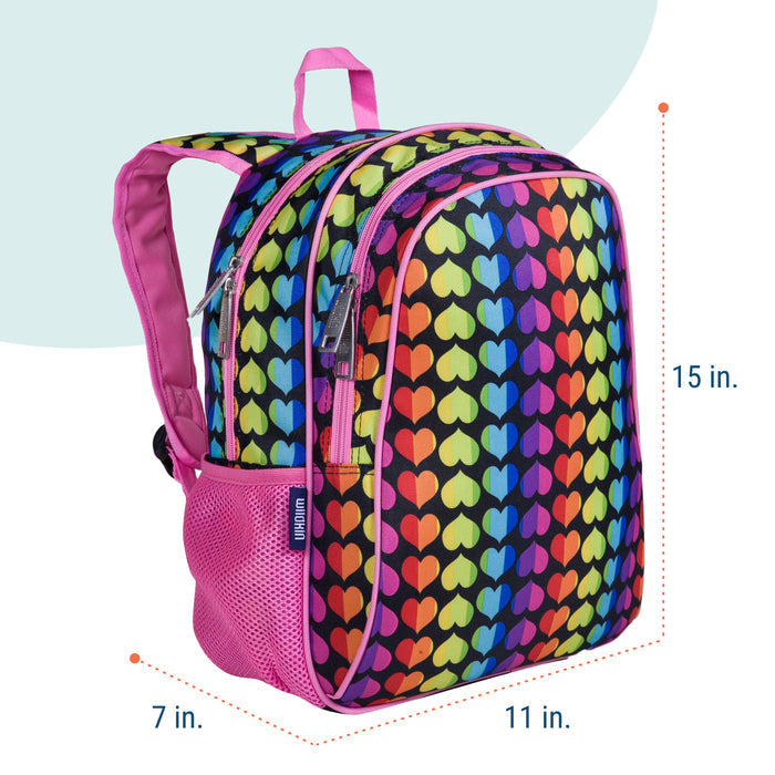 Rainbow Hearts Backpack