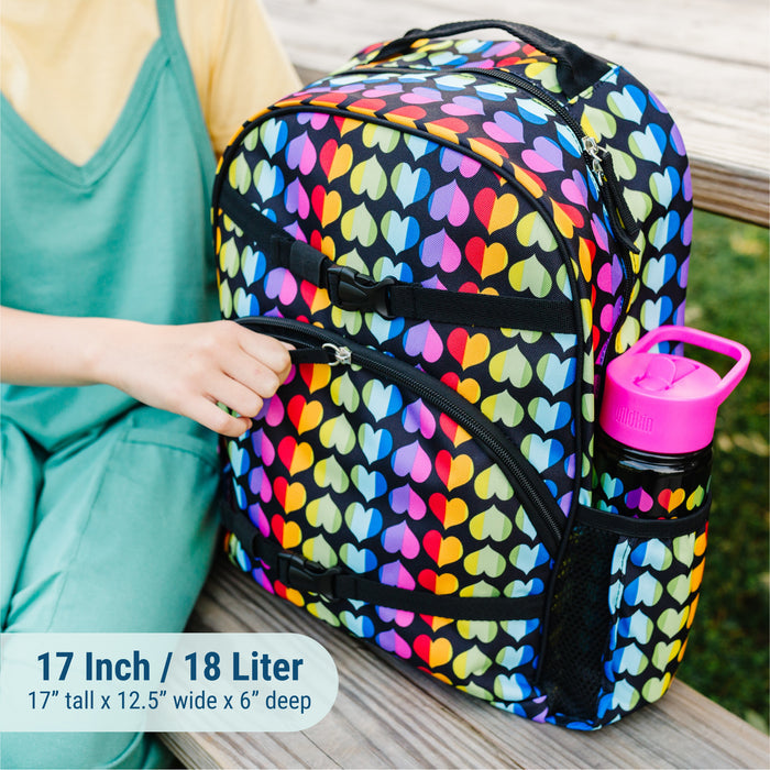 Rainbow Hearts ECO Backpack