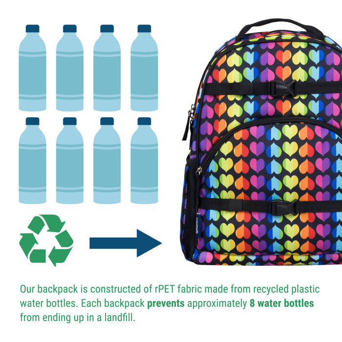 Rainbow Hearts ECO Backpack