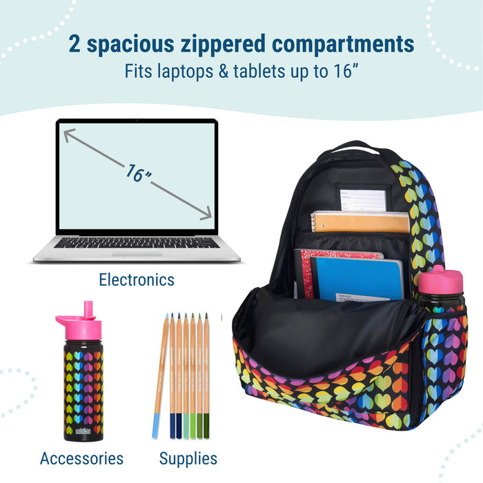 Rainbow Hearts ECO Backpack