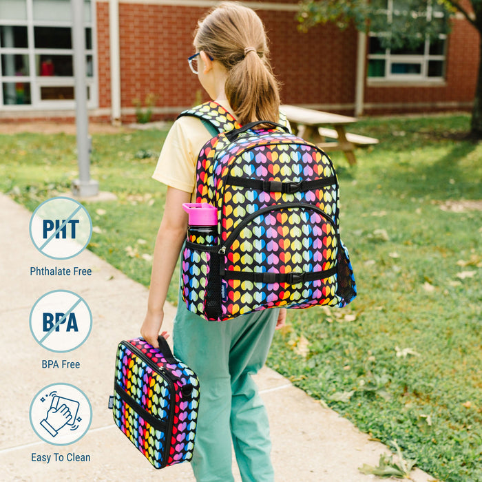 Rainbow Hearts ECO Backpack