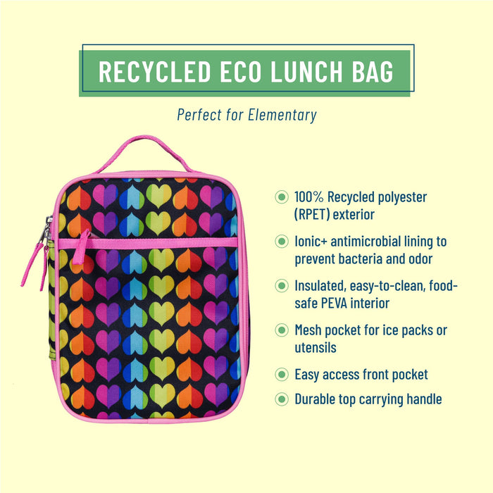 Rainbow Hearts ECO rPET Original Lunch Bag