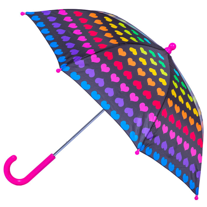 Rainbow Hearts Umbrella