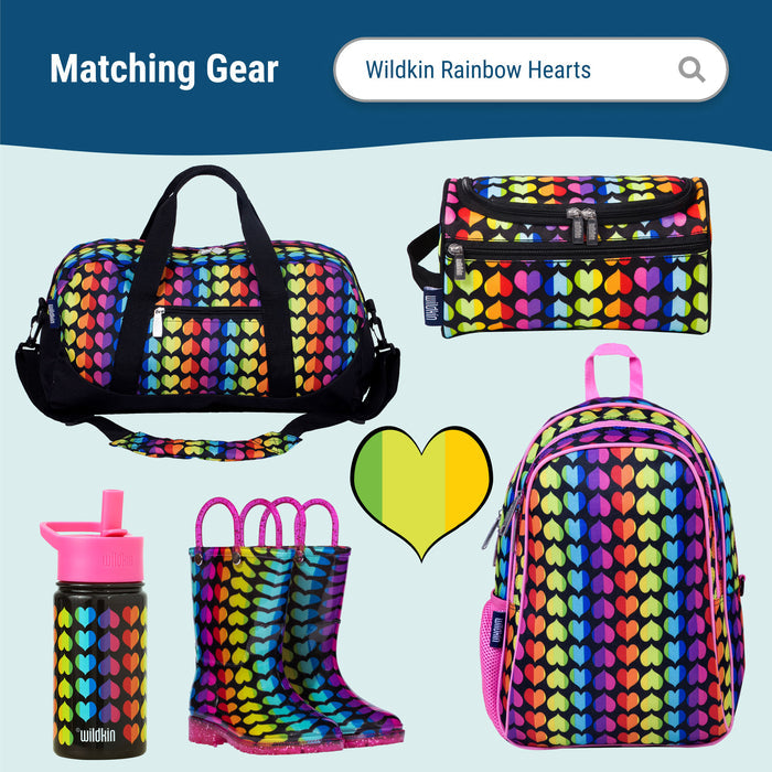 Rainbow Hearts Umbrella