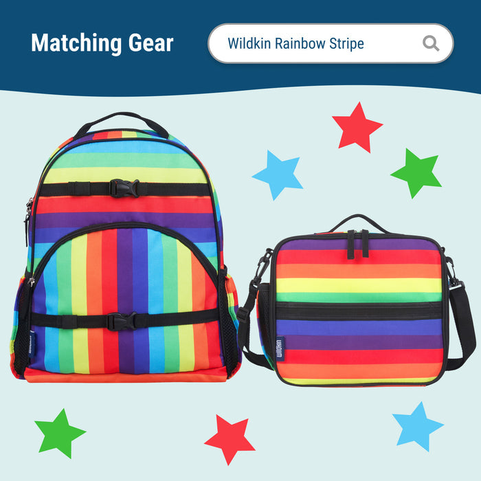 Rainbow Stripe Steel Water Bottle