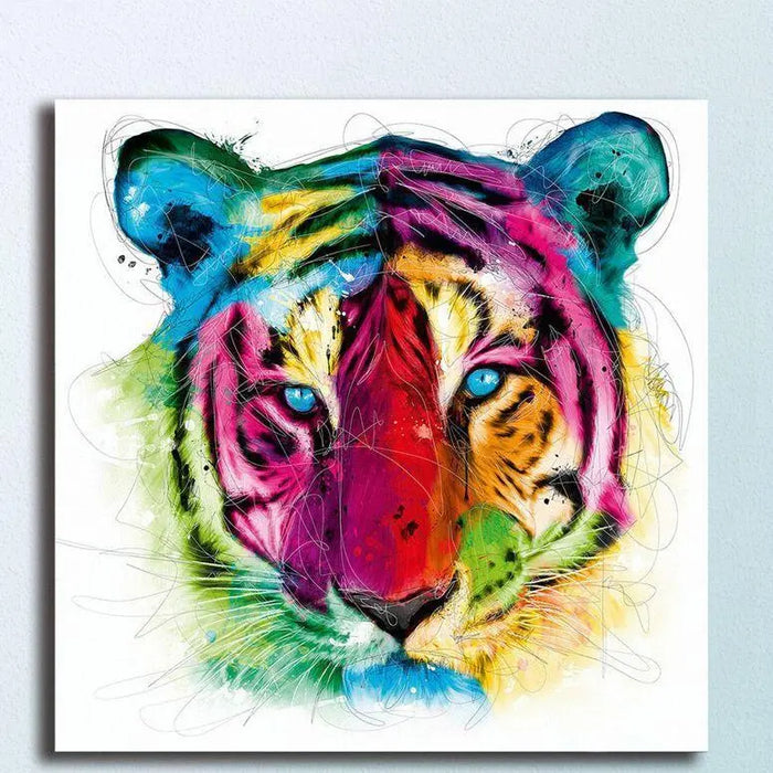 RAINBOW TIGER PAINTING Tiger-Universe